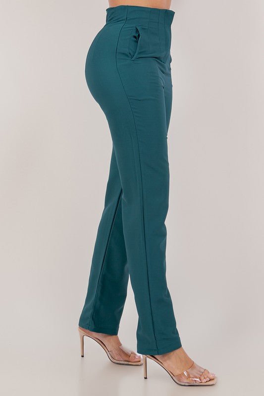 High-Waisted Pants - zuccheroallamoda