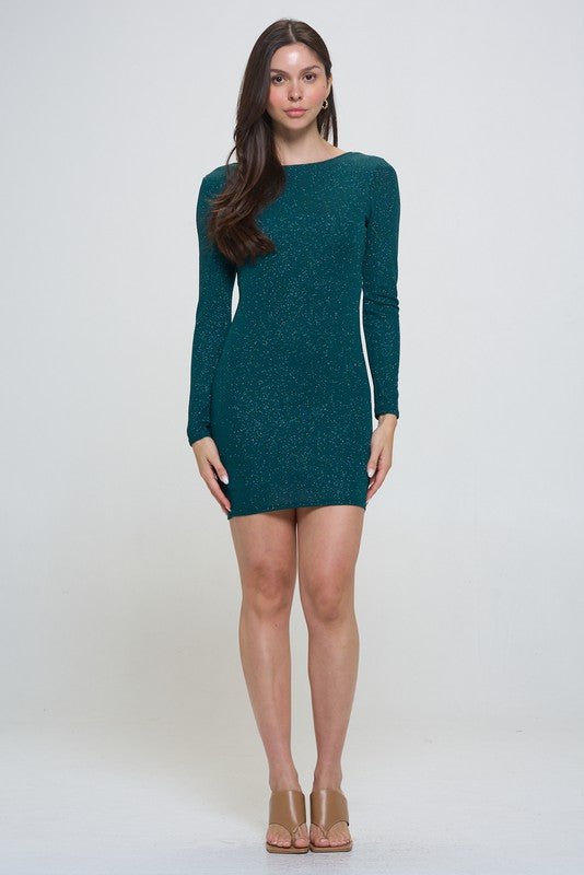 Hunter Green Dress - zuccheroallamoda